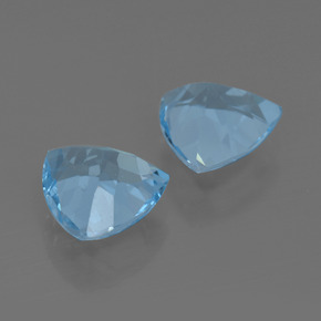 5.56 ct natürliche Himmerlblau Topas-Edelsteine, Trillion, VVS