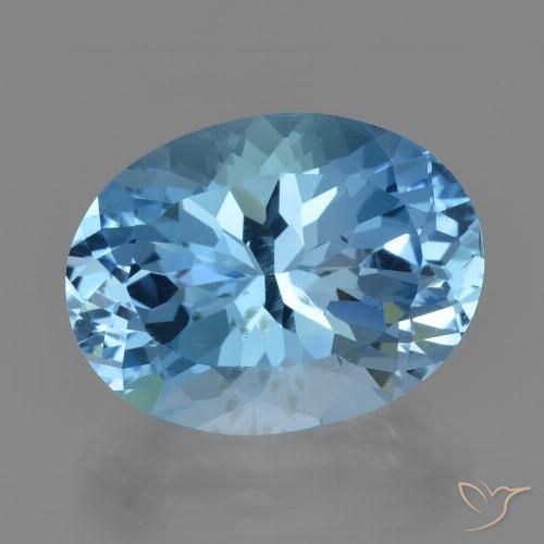 21.97ct Natürlicher Swiss Blue Topas, Oval, VVS