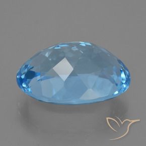 9,17 ctw natürlicher Swiss Blue Topas, Oval, VVS-VS
