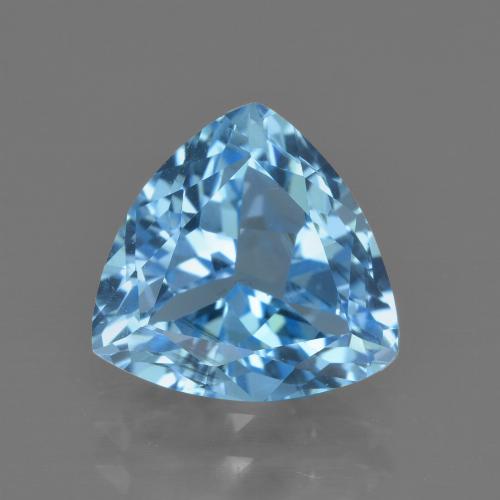3,80 ctw natürlicher blauer Topas, Trillion, VVS-VS