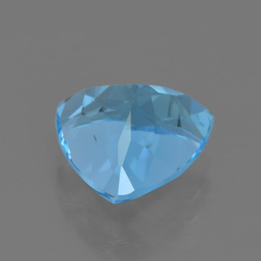 3,80 ctw natürlicher blauer Topas, Trillion, VVS-VS