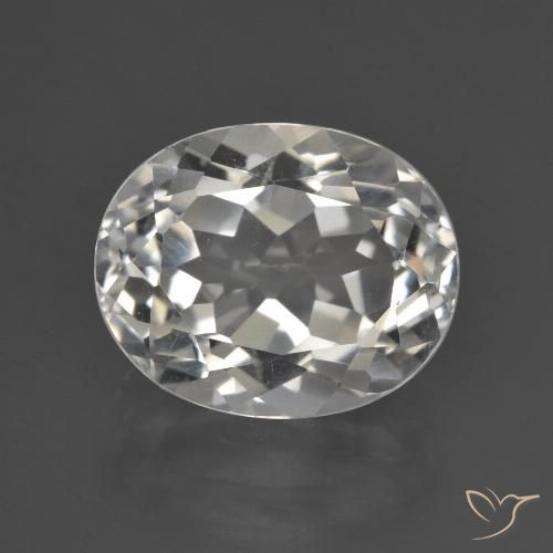 4.87ct Natürlicher Warmweiß Topas, Oval, VS