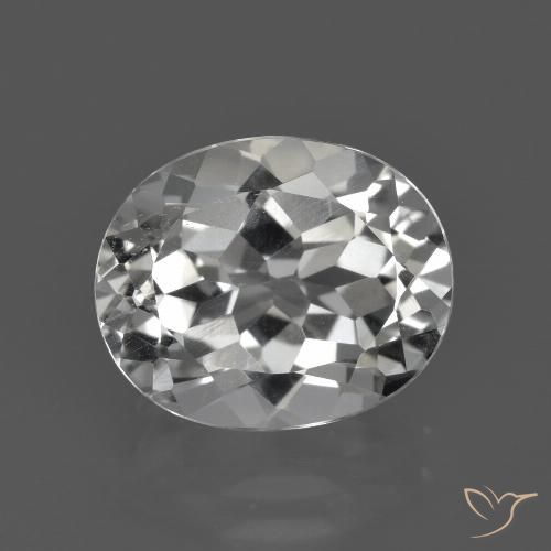 4.86ct Natürlicher Warmweiß Topas, Oval, VS