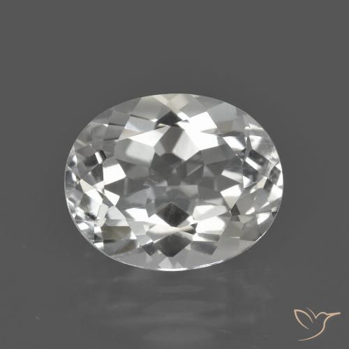 4.79ct Natürlicher Warmweiß Topas, Oval, VS