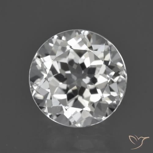 4.82ct Natürlicher Klares Weiß Topas, Runden, VS