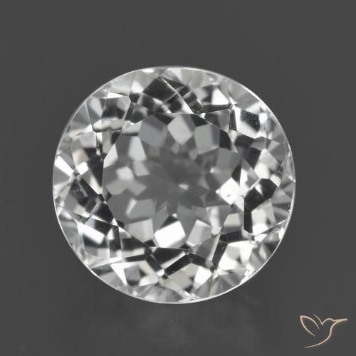 4.81ct Natürlicher Klares Weiß Topas, Runden, VVS-VS