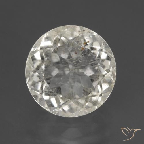 4.12ct Natürlicher Warmweiß Topas, Runden, VS-SI