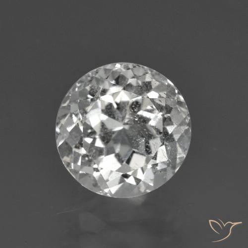 3.49ct Natürlicher Warmweiß Topas, Runden, VS-SI