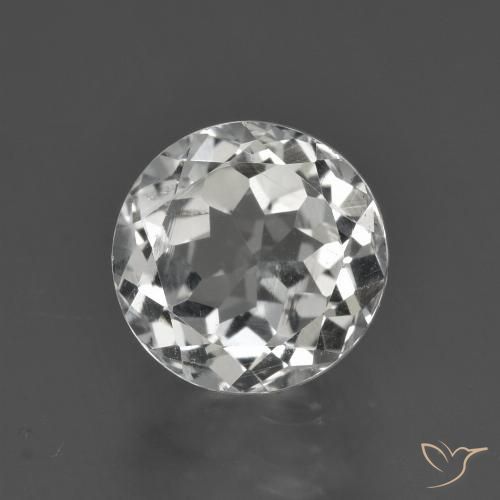 3.15ct Natürlicher Warmweiß Topas, Runden, VS