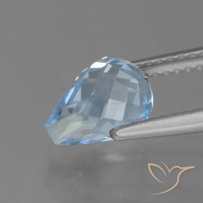 9,17 ctw natürlicher Himmerlblau Topas, Briolette, VS