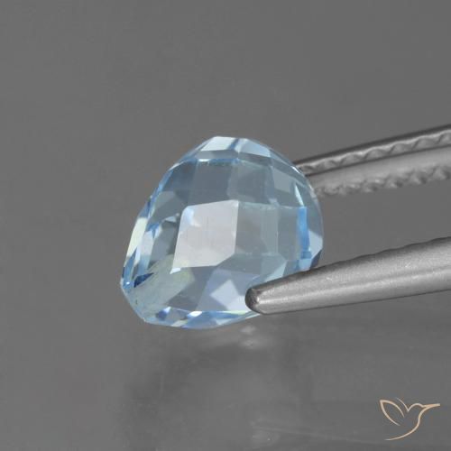 9,17 ctw natürlicher Himmerlblau Topas, Briolette, VS