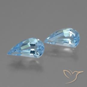 2.68 ct natürliche Himmerlblau Topas-Edelsteine, Fantasie, VVS-VS