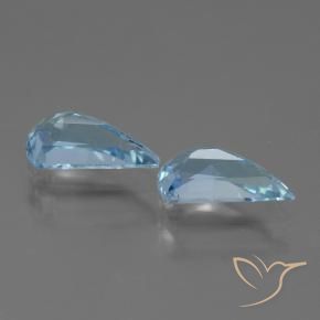 2.69 ct natürliche Himmerlblau Topas-Edelsteine, Fantasie, VVS-VS