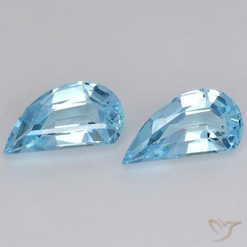 2.84 ct natürliche Himmerlblau Topas-Edelsteine, Fantasie, VVS-VS