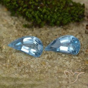 2.71 ct natürliche Himmerlblau Topas-Edelsteine, Fantasie, VVS-VS
