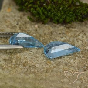 2.71 ct natürliche Himmerlblau Topas-Edelsteine, Fantasie, VVS-VS