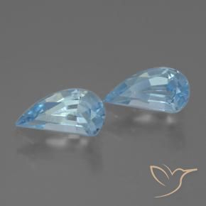 2.85 ct natürliche Himmerlblau Topas-Edelsteine, Fantasie, VVS-VS