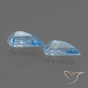 2.82 ct natürliche Swiss Blue Topas-Edelsteine, Fantasie, VVS-VS