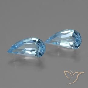 2.59 ct natürliche Himmerlblau Topas-Edelsteine, Fantasie, VVS-VS