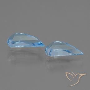 2.59 ct natürliche Himmerlblau Topas-Edelsteine, Fantasie, VVS-VS