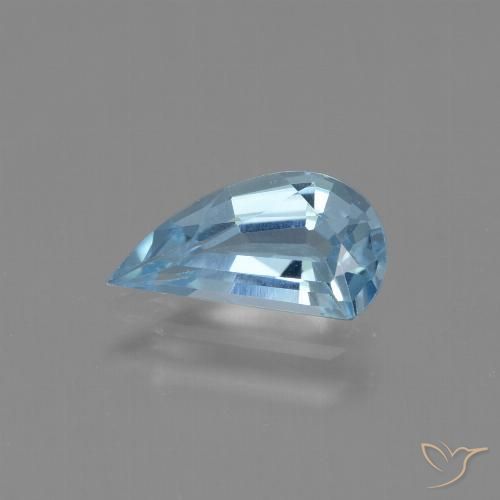 1.33ct Natürlicher Himmerlblau Topas, Fantasie, VVS-VS