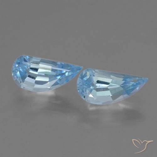 2.84ctw Natürlicher Swiss Blue Topas, Fantasie, VVS-VS