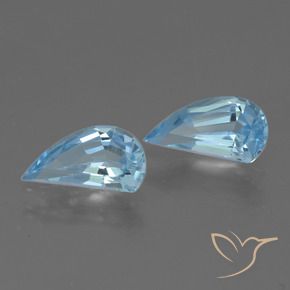 2.52 ct natürliche Himmerlblau Topas-Edelsteine, Fantasie, VVS-VS