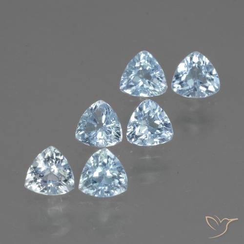 1.86ctw Natürlicher Himmerlblau Topas, Trillion, VVS-VS