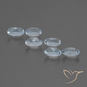 1.65 ct natürliche Himmerlblau Topas-Edelsteine, Oval Schliff, VVS-VS