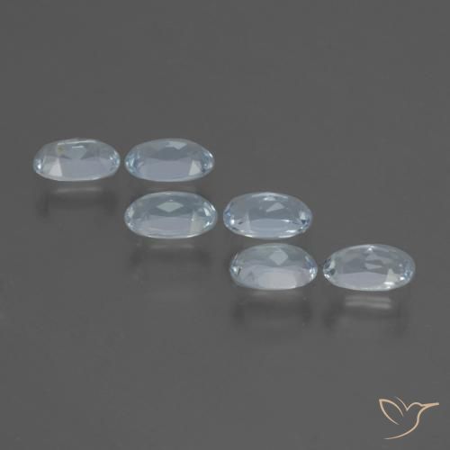 1.74 ct natürliche Himmerlblau Topas-Edelsteine, Oval, VS