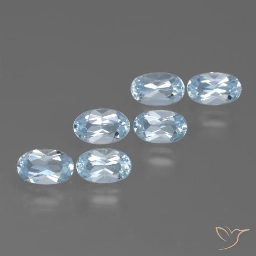 1,84 ct natürliche blauer Topas-Edelsteine, Oval Schliff, VS