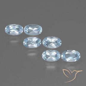 1,84 ct natürliche blauer Topas-Edelsteine, Oval Schliff, VS