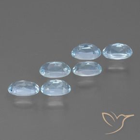 1,84 ct natürliche blauer Topas-Edelsteine, Oval Schliff, VS