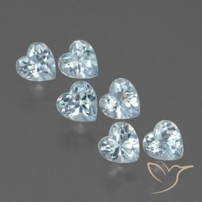 1.94 ct natürliche Himmerlblau Topas-Edelsteine, Herz, VS