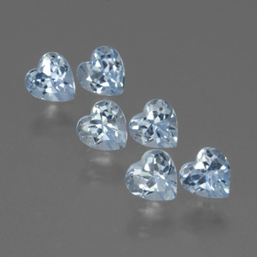 1,94 ct natürliche blauer Topas-Edelsteine, Herzform, VS