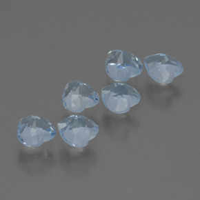 1,94 ct natürliche blauer Topas-Edelsteine, Herzform, VS