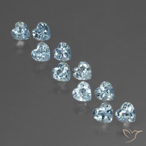 2.91ctw Natürlicher Himmerlblau Topas, Herz, VS