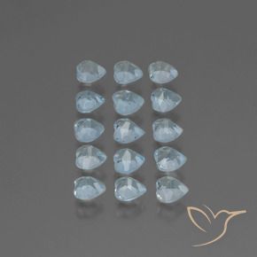 4.60 ct natürliche Himmerlblau Topas-Edelsteine, Herz, VS