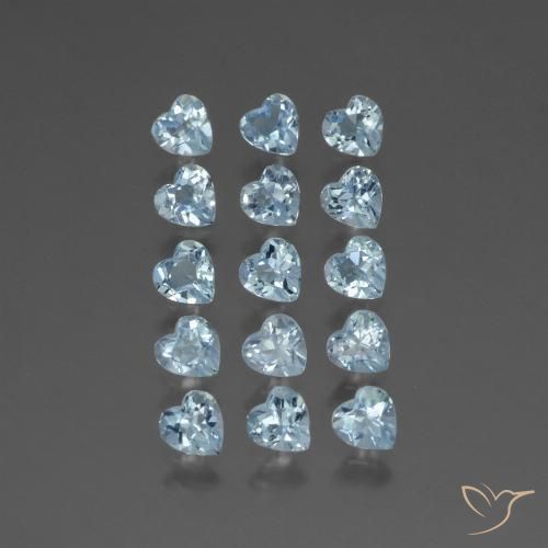 4.31ctw Natürlicher Himmerlblau Topas, Herz, VS