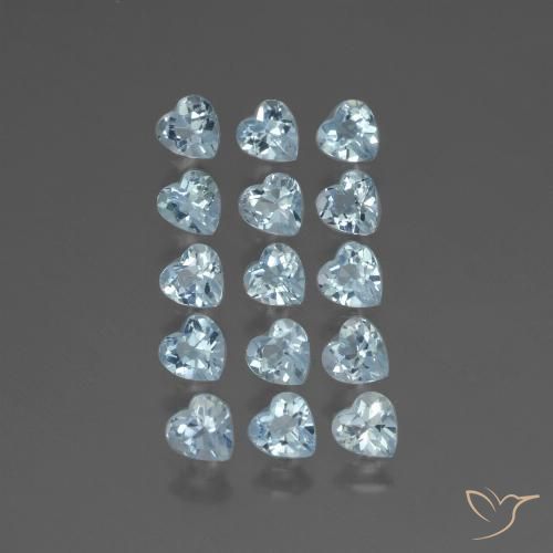 4.38ctw Natürlicher Himmerlblau Topas, Herz, VS
