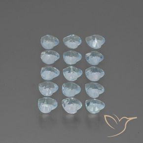 4.75 ct natürliche Himmerlblau Topas-Edelsteine, Herz, VS