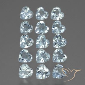 4.31 ct natürliche Himmerlblau Topas-Edelsteine, Herz, VS