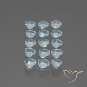 4.31 ct natürliche Himmerlblau Topas-Edelsteine, Herz, VS
