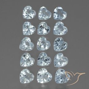 4.08 ct natürliche Himmerlblau Topas-Edelsteine, Herz, VS