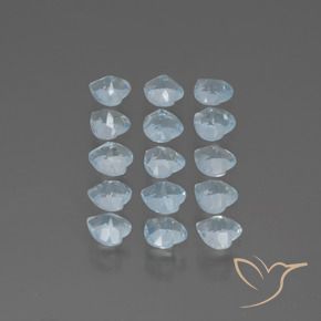 4.60 ct natürliche Himmerlblau Topas-Edelsteine, Herz, VS