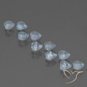2.98 ct natürliche Himmerlblau Topas-Edelsteine, Herz, VS
