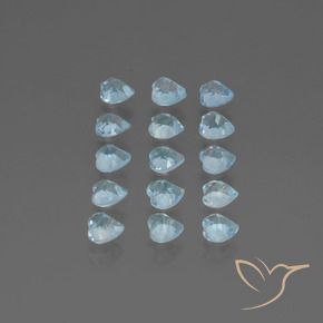 4.27 ct natürliche Himmerlblau Topas-Edelsteine, Herz, VS