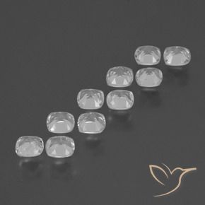 4.71 ct natürliche Weiß Topas-Edelsteine, Kissen, VS