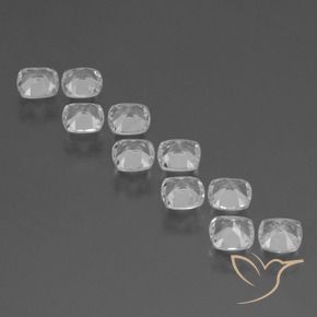 4.63 ct natürliche Klares Weiß Topas-Edelsteine, Kissen, VS