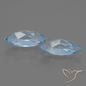 4.63 ct natürliche Himmerlblau Topas-Edelsteine, Marquise, VVS-VS